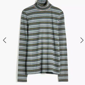 Madewell striped turtleneck